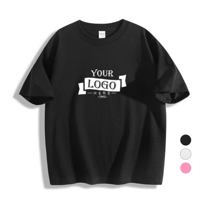 6.3 oz Teenagers' 100% Cotton Crew Neck T-shirt