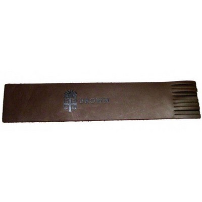Leather Book Marker w/Fringed Edge
