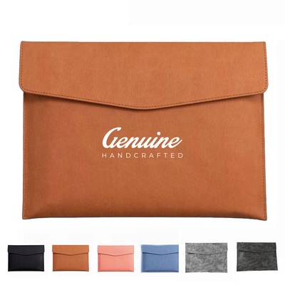 PU Leather A4 Document Pouch