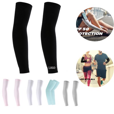Arm Sleeves Cooling UV Sun Protection Sports Compression for Men Women