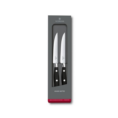 Grand Maître, Steak Knife Set, 2 Piece, 12cm, Serrated, Gift Box