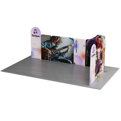 MagLock 10' x 20' Fabric Booth Display Kit A
