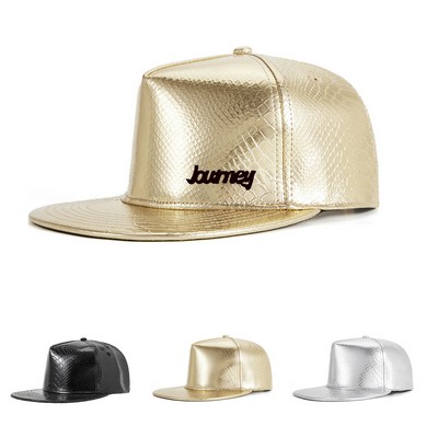 PU leather Hip Hop Baseball Cap