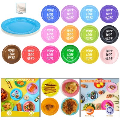 Premium 7-Inch Disposable Paper Plate