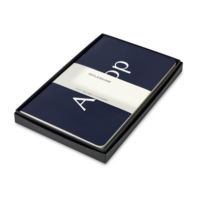Moleskine® Large Volant Gift Set - Navy Blue