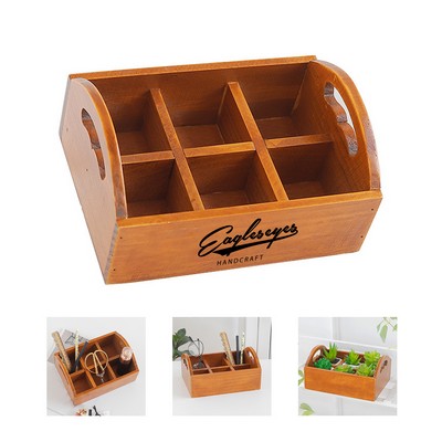 Wooden Eco-Friendly Desktop Organizer