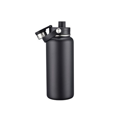 Endura 34 oz Black Vacuum Water Bottle