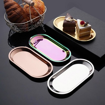 Stainless Steel Oval Tray