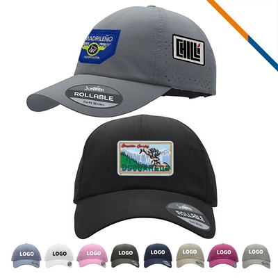 Juniper® AirHit Soft Brim 6 Panel Perforated Performance Cap