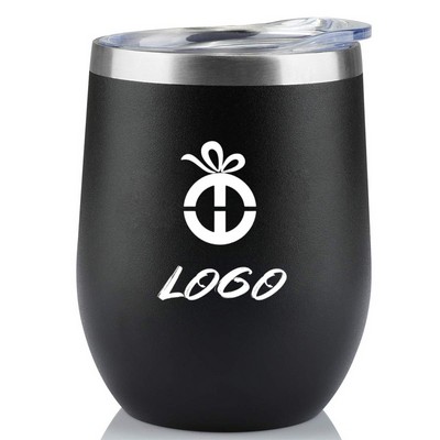 Stainless Steel Wine Tumbler with Lid Insulated Travel Mug