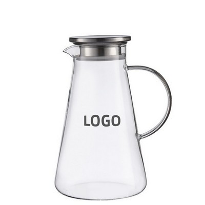 Large Capacity Heat Resistant Glass Cold Brew Pitcher Set