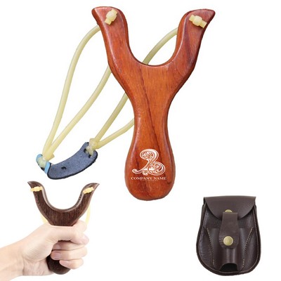 Wooden Slingshot Shooting Target Aiming Toy