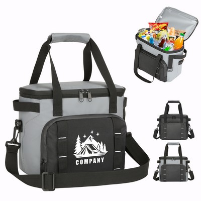 All-Day Chill 16-Can Insulated Cooler Bag W/ Bottle Opener