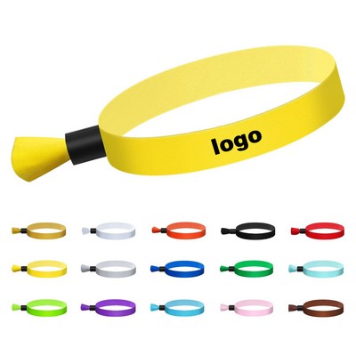 Durable Satin Polyester Wristband for Concerts and Sports