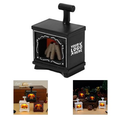 LED Faux Fireplace Light