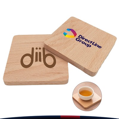 Havren Beech Wood Square Coaster