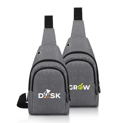 300D Portable Sling Pack with Earphone Port
