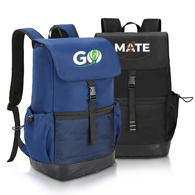 Quantum Urban Flap Top Drawstring Backpack