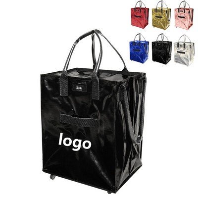Sturdy Polypropylene Rolling Tote