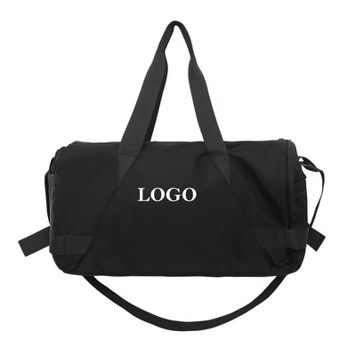 Durable Nylon Gym Tote with Wet/Dry Compartments