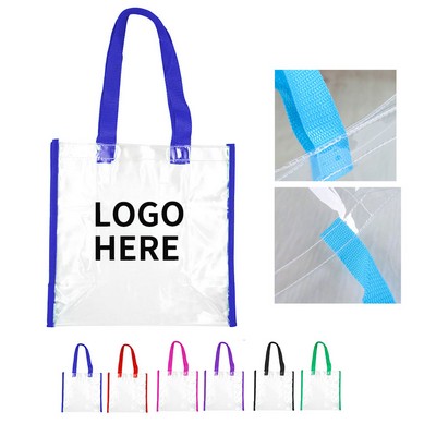 Transparent Vinyl Tote Bag