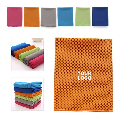 Polyester Cooling Towel 31.5" Length 11.9" Width