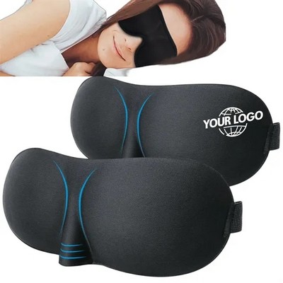 3D Contoured Breathable Light Blocking Sleep Eye Mask
