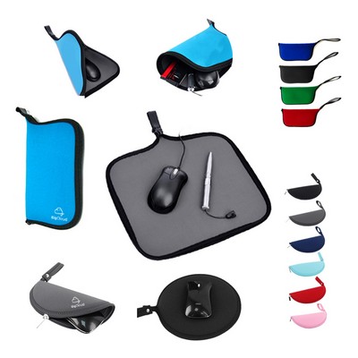 Multi-Functional Mouse Pouch Bag Pad