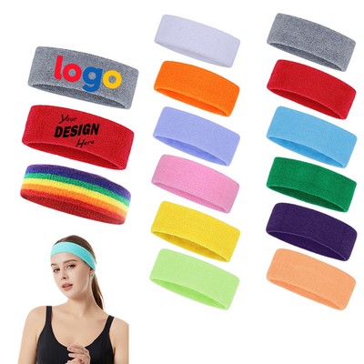 Customizable Spandex Headband for Team and Fitness Needs