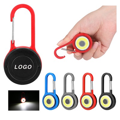 Cob LED Flashlight Carabiner
