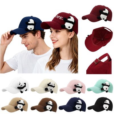 Adult Panda Baseball Cap