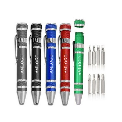 8" 1 Aluminum Pen Style Tool Kit