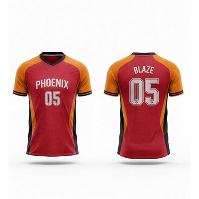 Men's & Kids' Sublimation Soccer Jersey - Birdseye Mesh