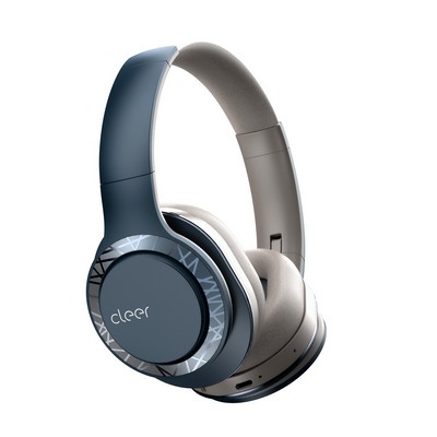 Cleer Over-Ear Bluetooth Headphones - Navy