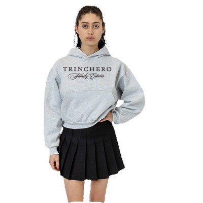 Heavy Fleece Cropped Hoodie