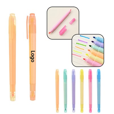 Magic Dual Tip Morandi Colors Pastel Highlight Pens