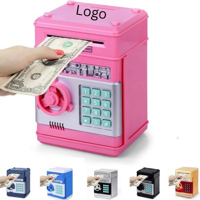 Electronic Password Protected Mini ATM Safe & Coin Bank