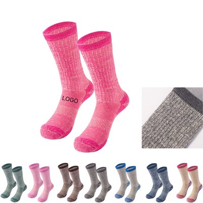 Thick Wool Mid-Calf Socks for Outdoor Sports
