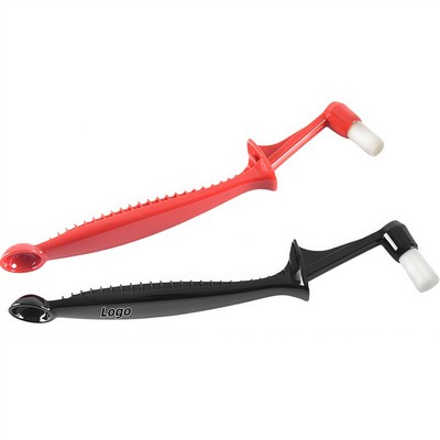 Nylon High Heat Coffee Machine Brush with Storage Tube for Portafilter Cleaning