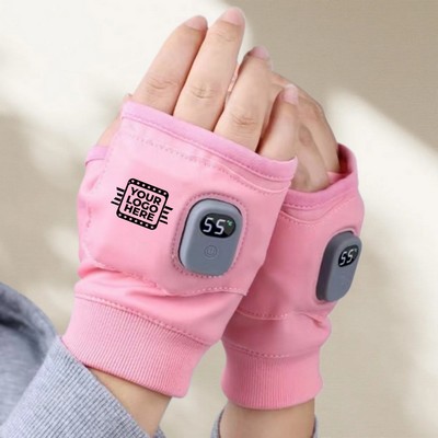 Portable Heated Gloves Men Women Digital Display Warmth