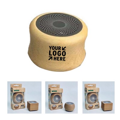 Beech Wooden Bluetooth Speaker