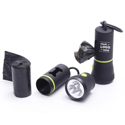 Pet Poop Bag Dispenser Flashlight