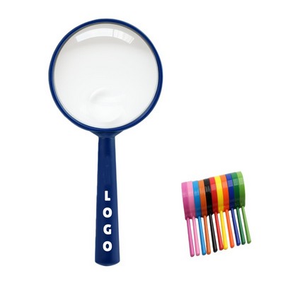 5" Acrylic Handheld 5X Magnifying Glass