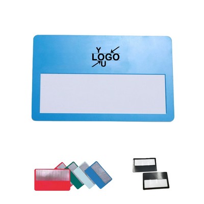 Personalized Credit Card Magnifier