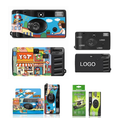 Customizable full-color Disposable Film Camera with 24 Shots Exposure Film