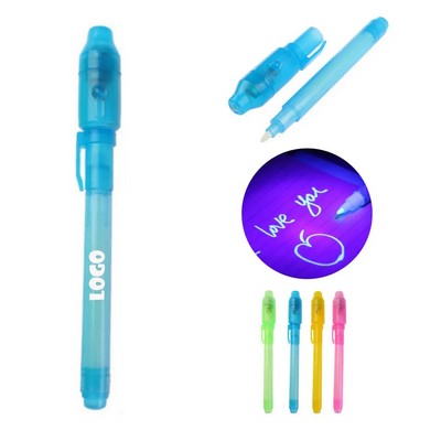 Mini Invisible Ink Pen with UV Light
