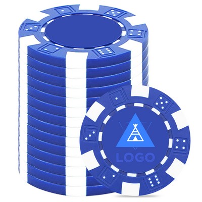 FULL COLOR ABS Plastic Poker Chips