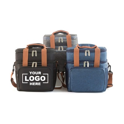 Double Layer Insulated Lunch Bag Tote
