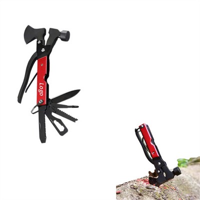 Stainless Steel 2-in-1 Portable Hammer Axe Multi-Tool