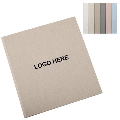 16-Inch Linen-Covered Adhesive Photo Album
